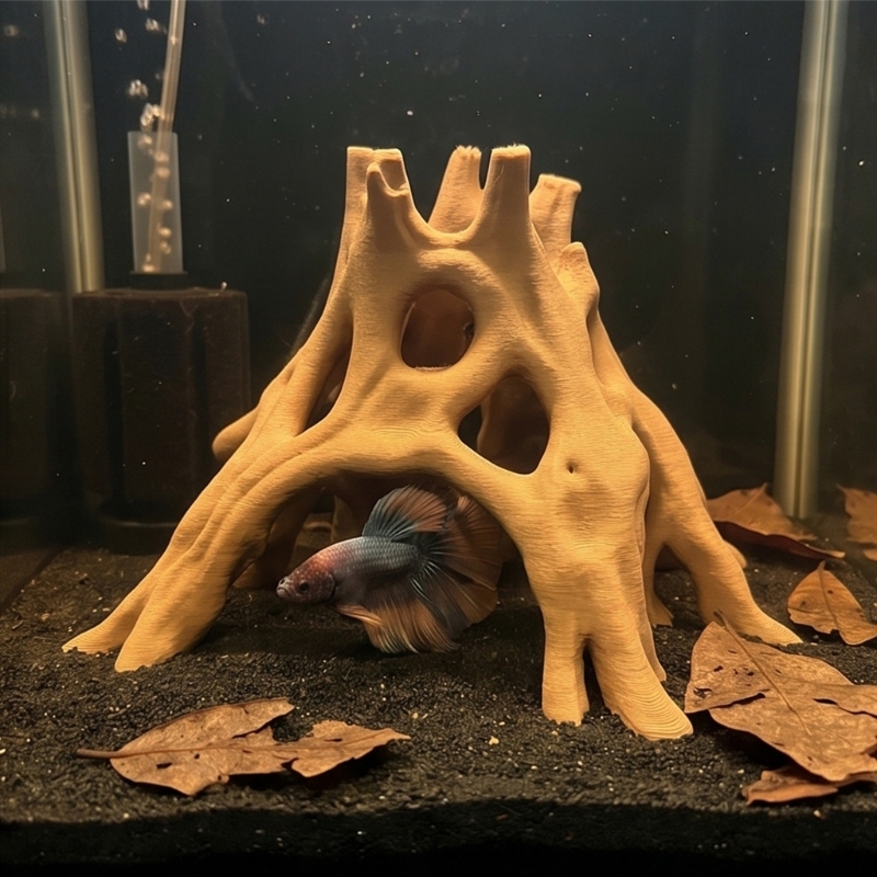 Aquarium Plant Guide - Natural Root Cave Fish Hideouts Driftwood