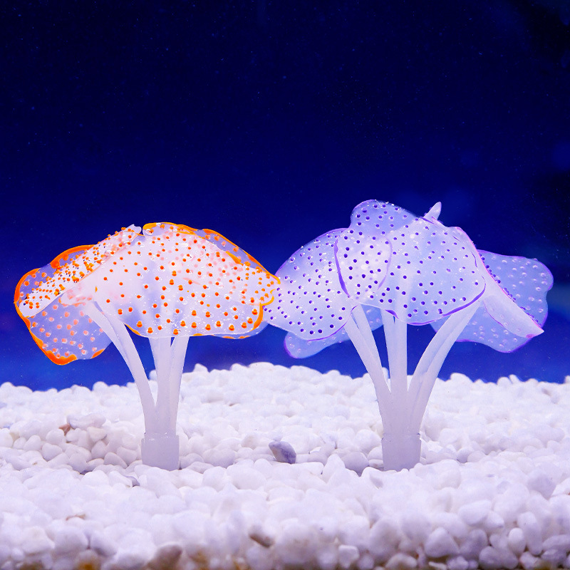 Aquarium Plant Gel - Silicone Coral Aquarium Ornament Simulation Sea