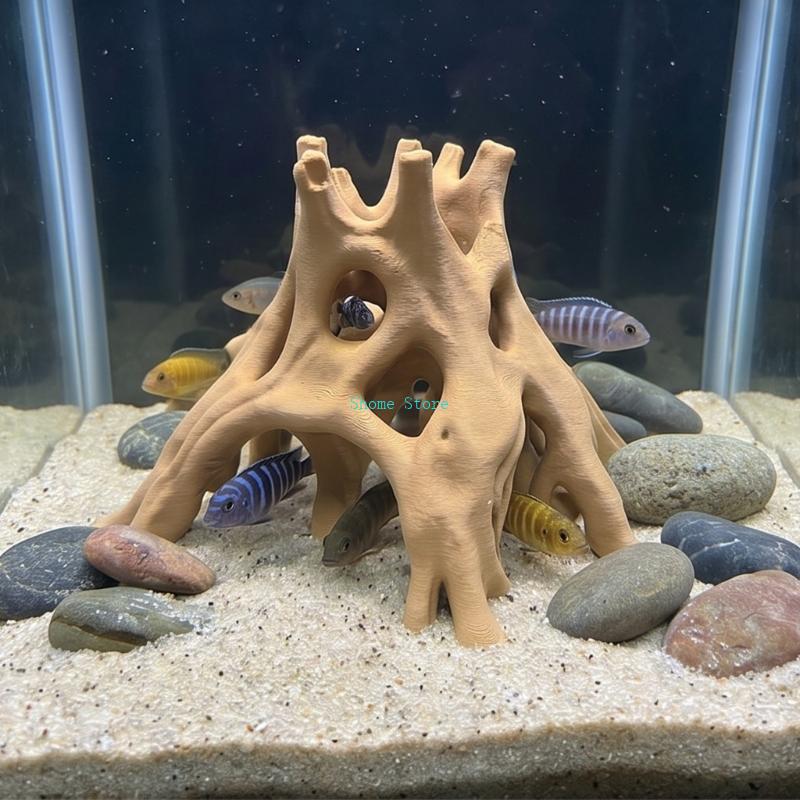 Natural Root Cave Fish Hideout - Aquarium Plant Guide 评论和价格