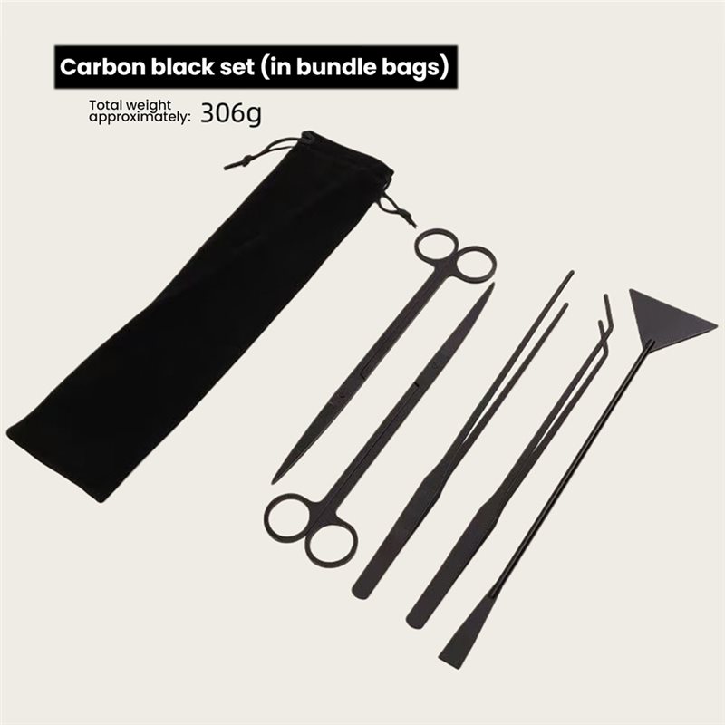 TFORU-Long Black Stainless Ste - Planted Aquarium With Sand 评论和价格