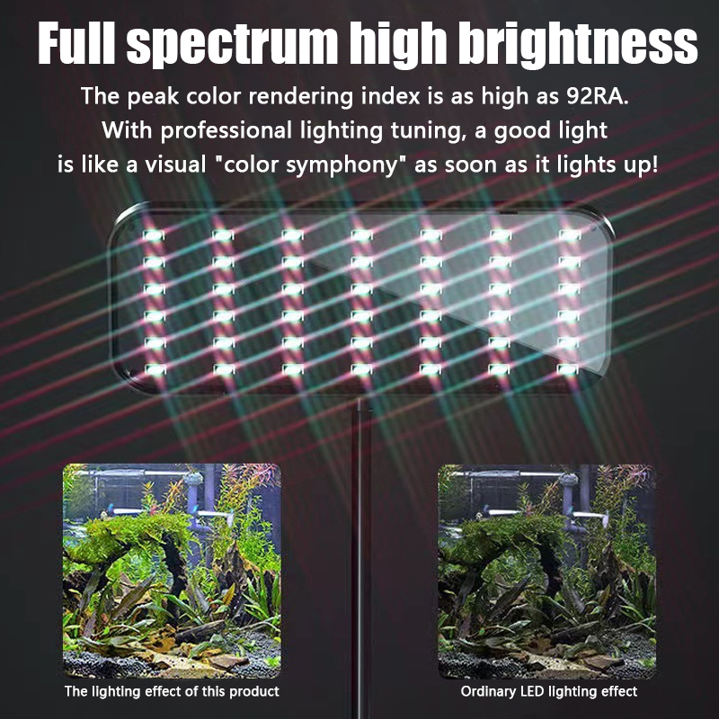 13W LED Lamp Aquarium Decorati - Aquarium Plant Light Spectrum 评论和价格