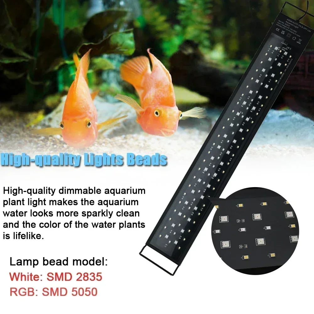 IP68 Waterproof Aquarium LED L - Aquarium Plant Light Spectrum 评论和价格