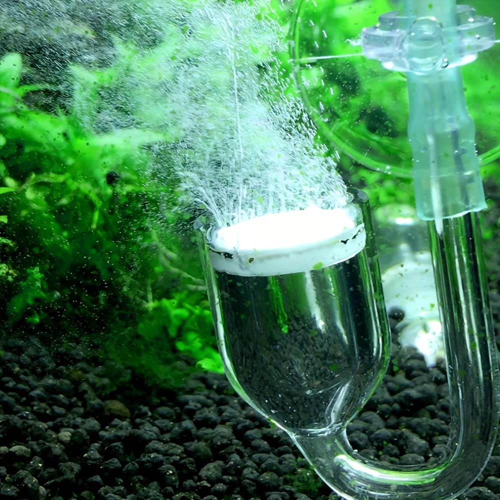 Aquarium Glass CO2 Atomizer Di - Aquarium Planted Fish Tank 评论和价格