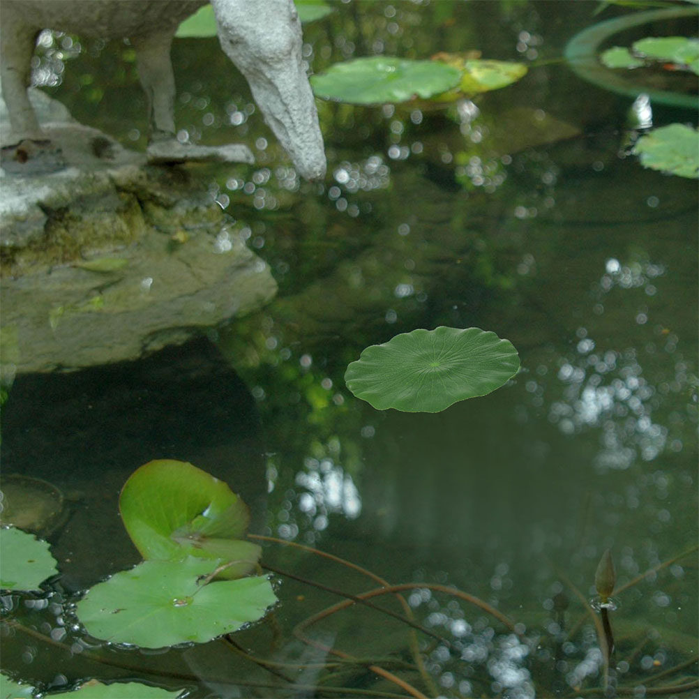 15Pcs Artificial Lily Pads Rea - Aquarium Plant 评论和价格