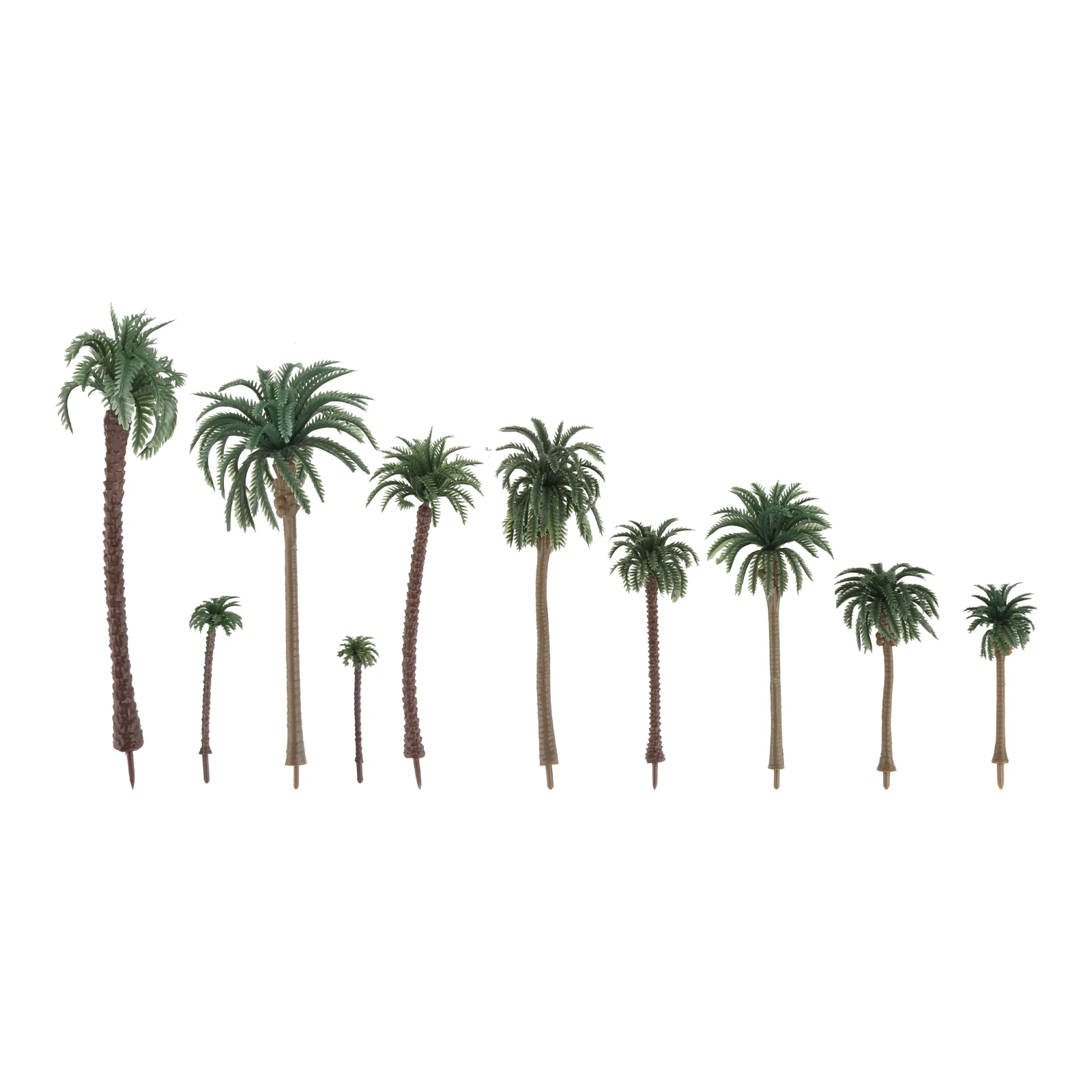 48Pcs Plastic Palm Tree Miniat - Aquarium Plant Guide 评论和价格