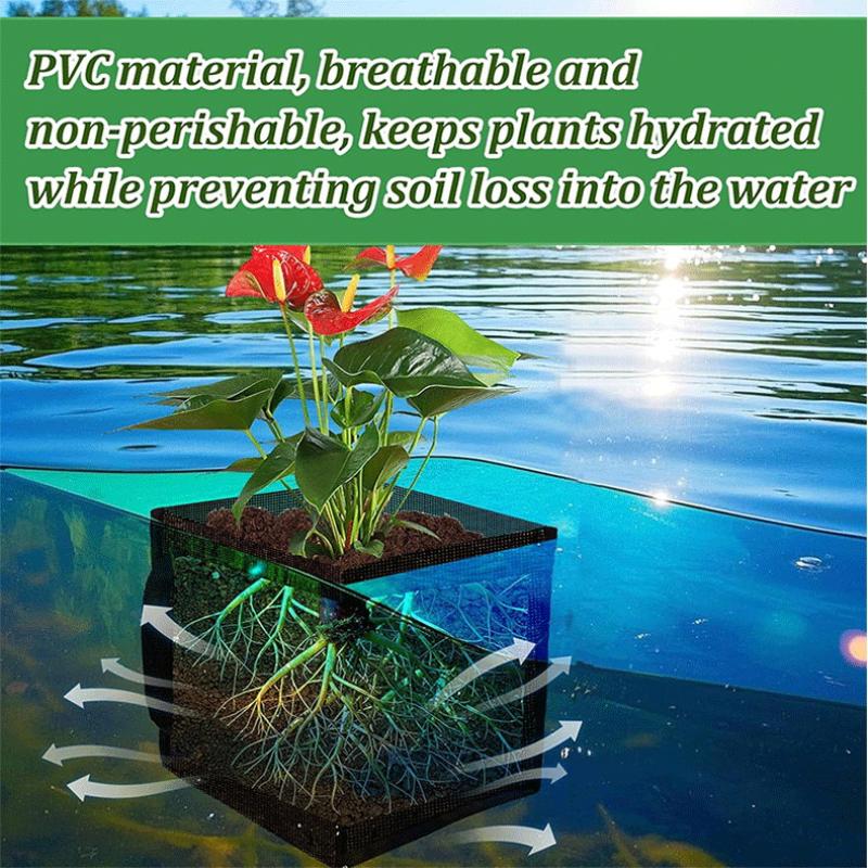 4 Pcs Black Mesh Pond Planting - Aquarium Plant 评论和价格