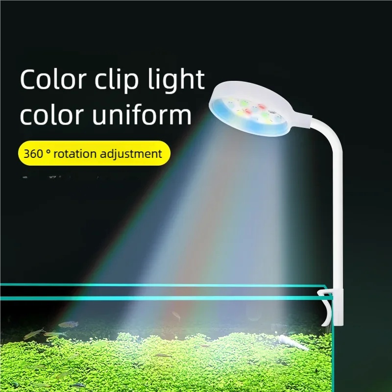 3W LED Clip-On Aquarium Light  - Aquarium Plant Light Spectrum 评论和价格