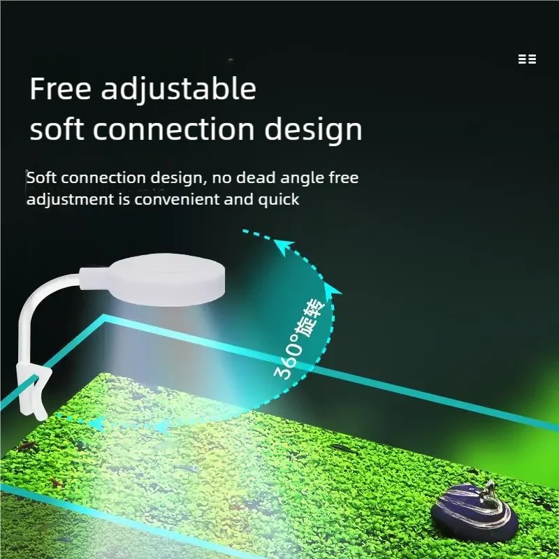 3W LED Clip-On Aquarium Light  - Aquarium Plant Light Spectrum 评论和价格