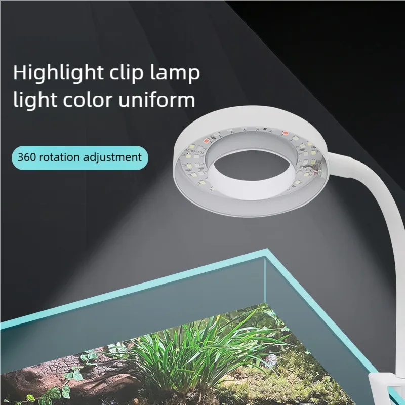 3W LED Clip-On Aquarium Light  - Aquarium Plant Light Spectrum 评论和价格