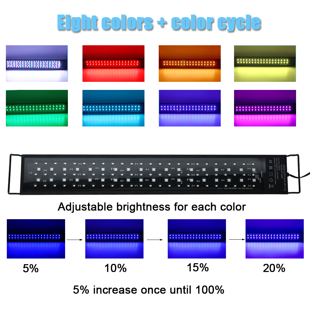 30-60cm Fish Tank 24/7 Full Sp - Aquarium Plant Light Spectrum 评论和价格