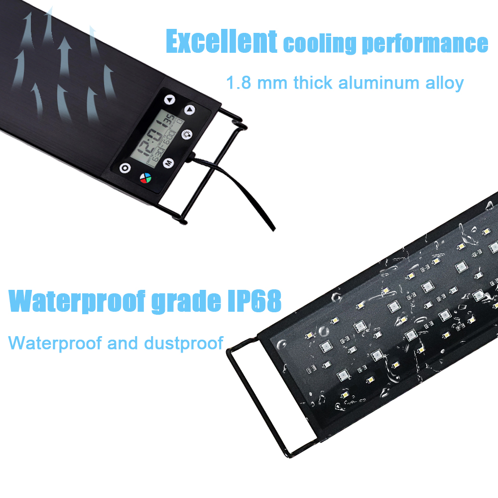 30-60cm Fish Tank 24/7 Full Sp - Aquarium Plant Light Spectrum 评论和价格