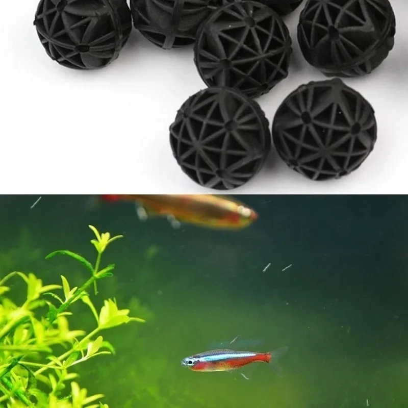 20Pcs 16mm Aquarium Filter Bio - Aquarium Planted Fish Tank 评论和价格