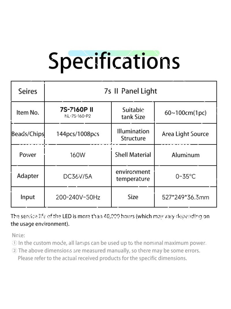 Aquarium LED Light 160W RGB Fu - Aquarium Plant Light Spectrum 评论和价格